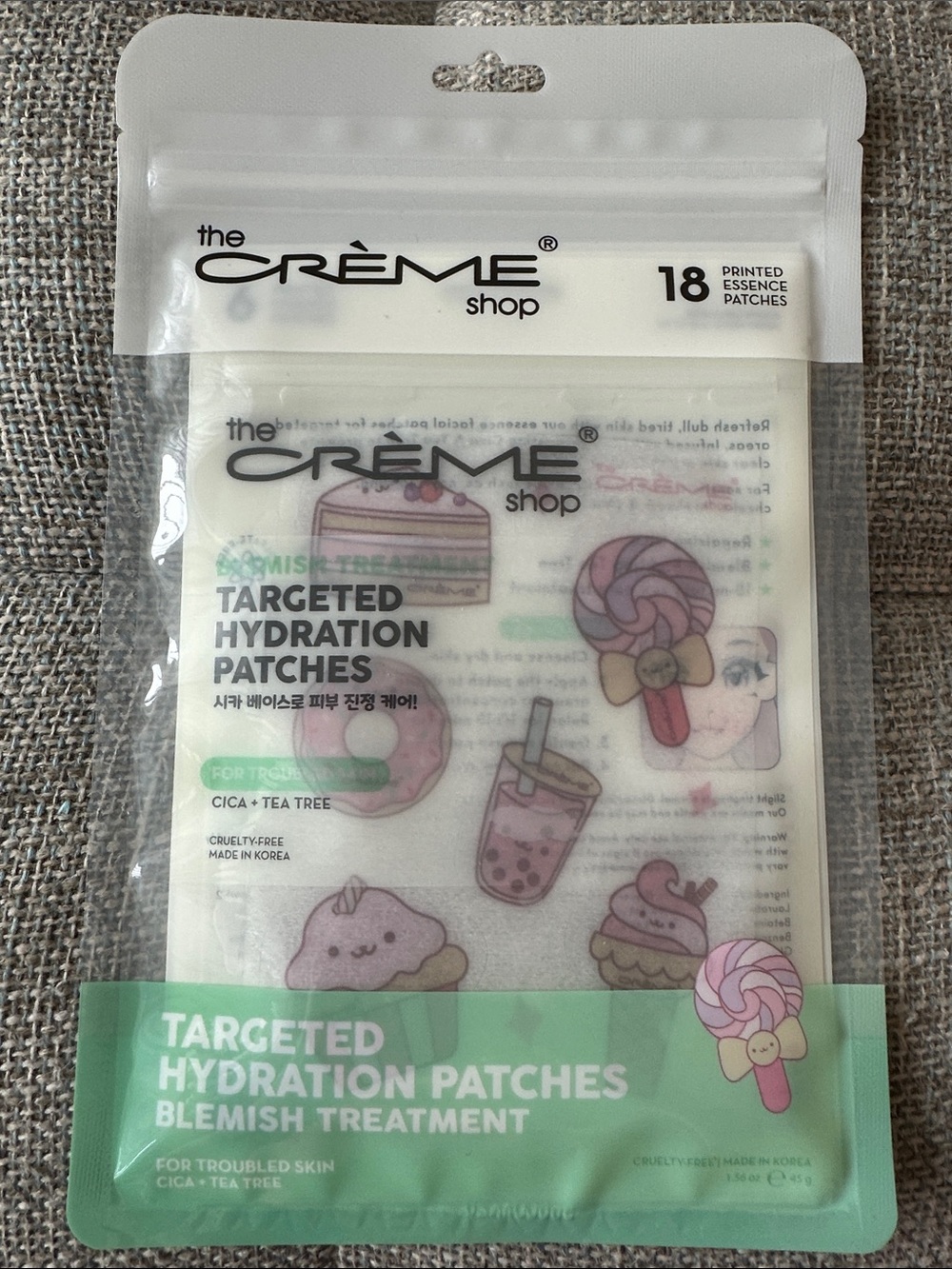 The Crème Shop Blemish Treatment Targeted Hydration Patches Korean Skincare NEW